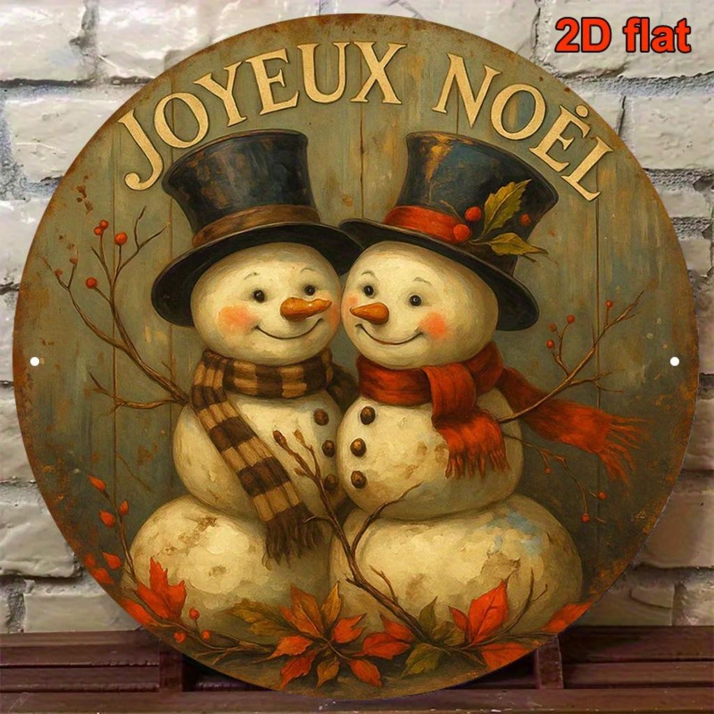 2D Flat Metal Wall Sign Decor