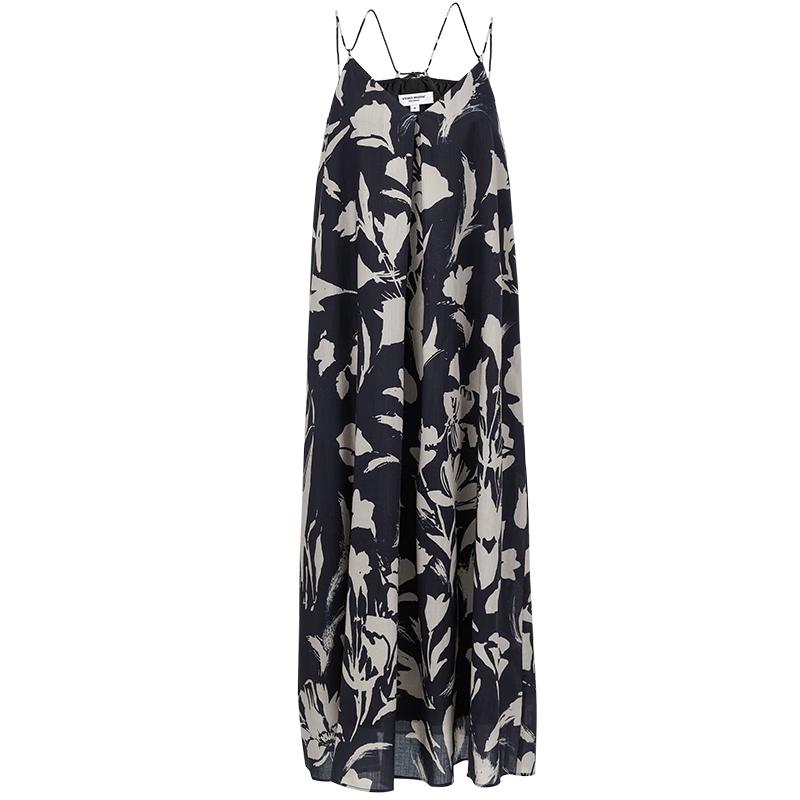 

VEROMODA 2025 Summer Tencel Linen Printed Strappy Maxi Dress M