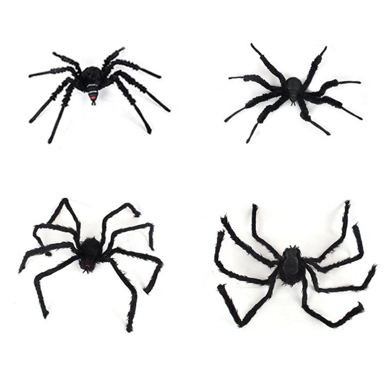 Plüschspinne Aprilscherz Requisiten Streichspielzeug mit Riesengröße Simulationsspinne Neuheit Spielzeug zur Unterhaltung Partydekoration