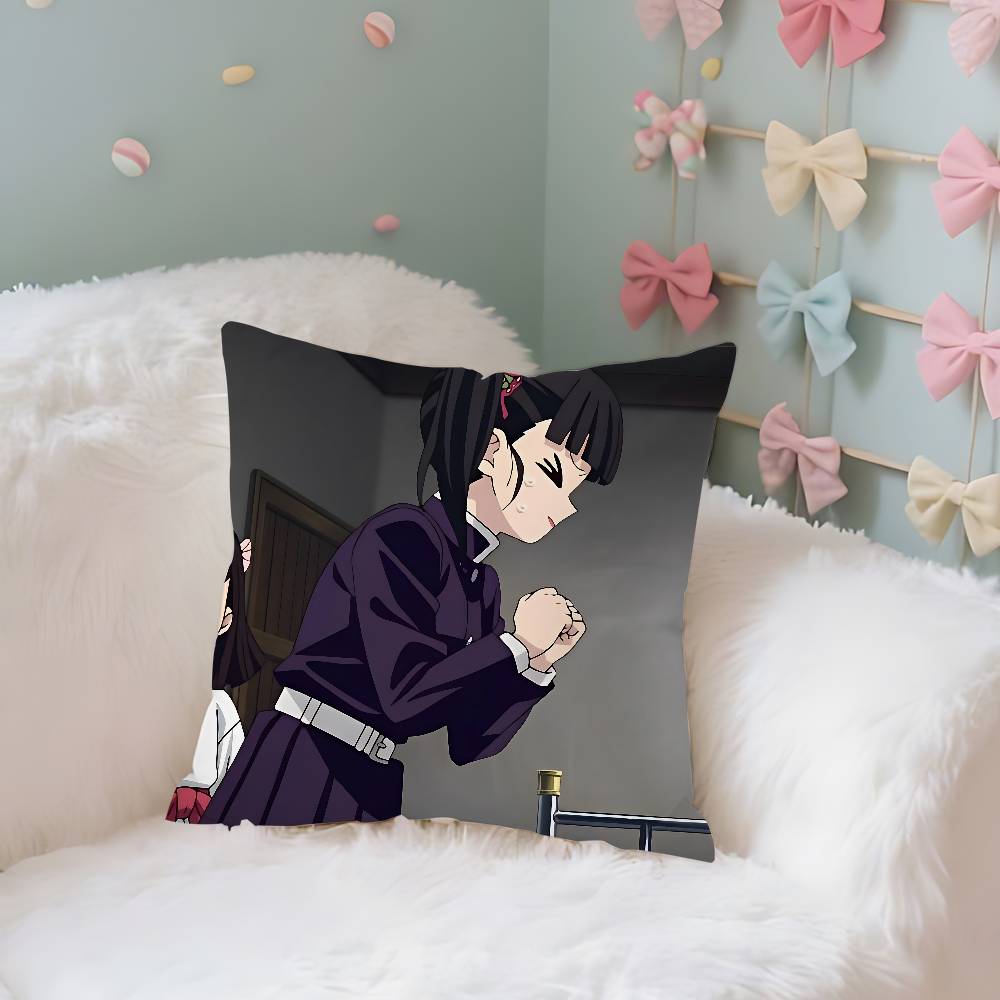 Anime TsuyuriKanaos Case Plush Fabric Soft Pillowcase Double Sided Print Cushion Cover Household Gifts