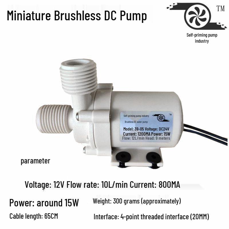 12V Bezkartáčová DC solární čerpadlo pro ohřev vody, odolné vůči vysokým teplotám a korozi