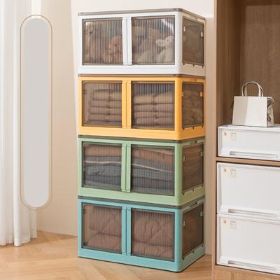 Transparente, faltbare Aufbewahrungsbox für Kleidung mit großem Fassungsvermögen, Quilt-Organizer, Kleidungsorganisation, diverse Aufbewahrungsmöglichkeiten, faltbarer Organizer