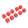 20PCS 6 Sided Number Dice Plastic 16mm Round Corner Polyhedral Dice Set for Numeral Teaching Board