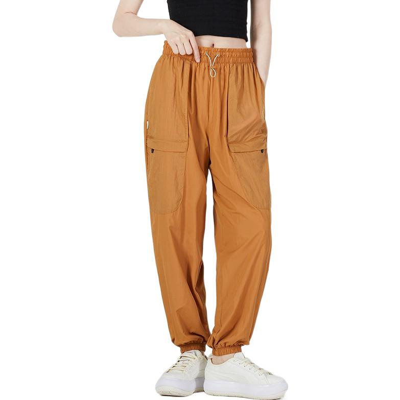 Puma однотонные спортивные длинные брюки на шнурке женские низы цвета хаки 537623-74 XL — фото 3