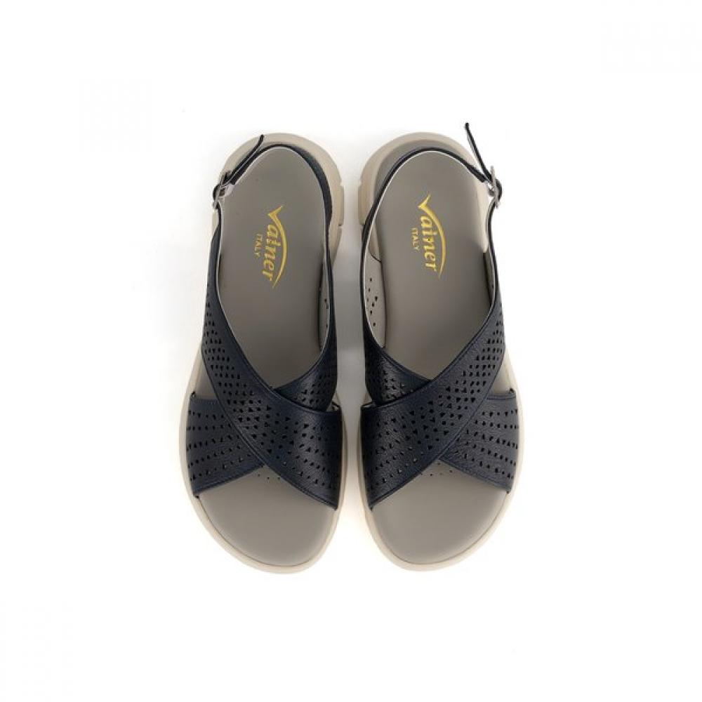 VAINER Navy Women S Comfort Sandal A379e0v1na