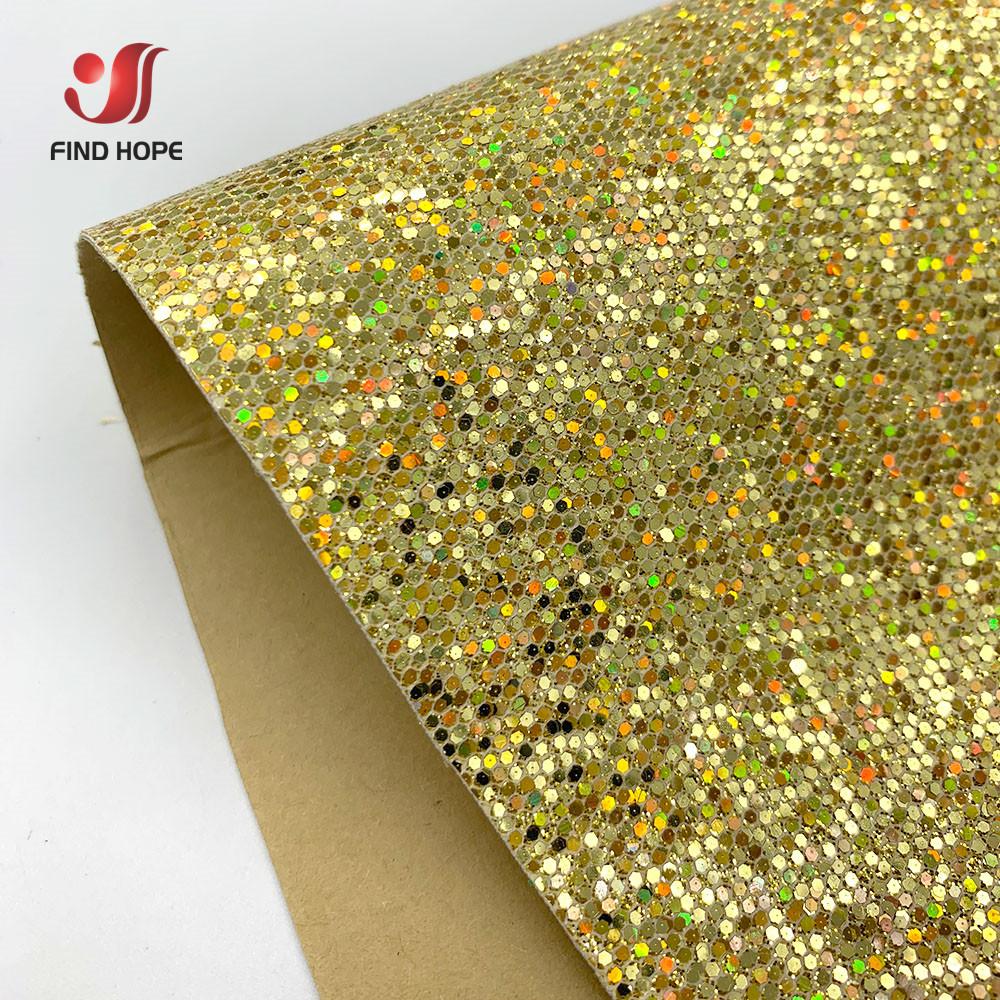 Selbstklebendes Diamant-Glitzer-PU-Kunstleder-Vinyl-Funkelndes Stoffmaterial Bastel-Schleifen-Dekor Handgemachtes DIY