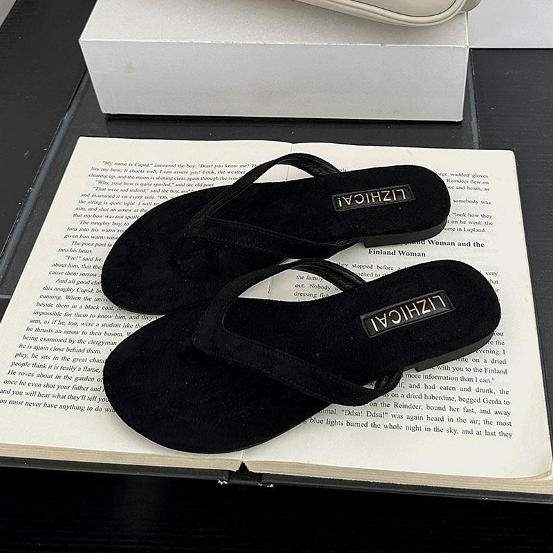 Fashion Summer Beach Female Flats Flip Flops Slides Slippers Shoes For Women Outdoor Fashion Round Toe Ladies Flats Slippers Shoes