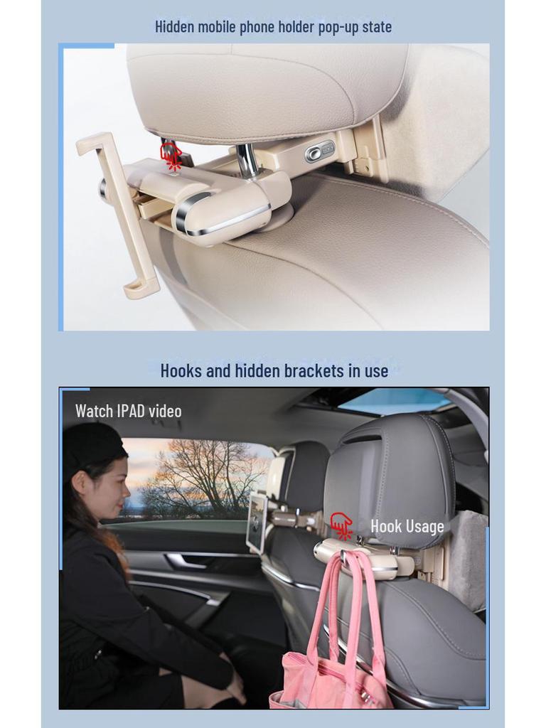 Car Headrest Side Sleeping Pillow - Smart Neck Support Pillow for Comfortable Travel