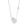 Collana Zucca Full Diamond da Donna Nicchia Squisita Moda Lusso Leggero ins Design Premium Senso Collana