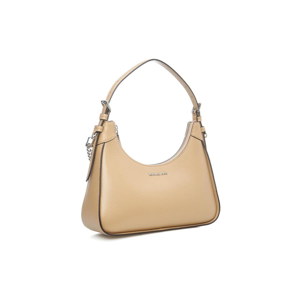 MICHAEL KORS Wilma Leather Shoulder Bag, Crescent Bag, Handbag, Shoulder Bag Women's Light Umber 32R3S3WN6L-222