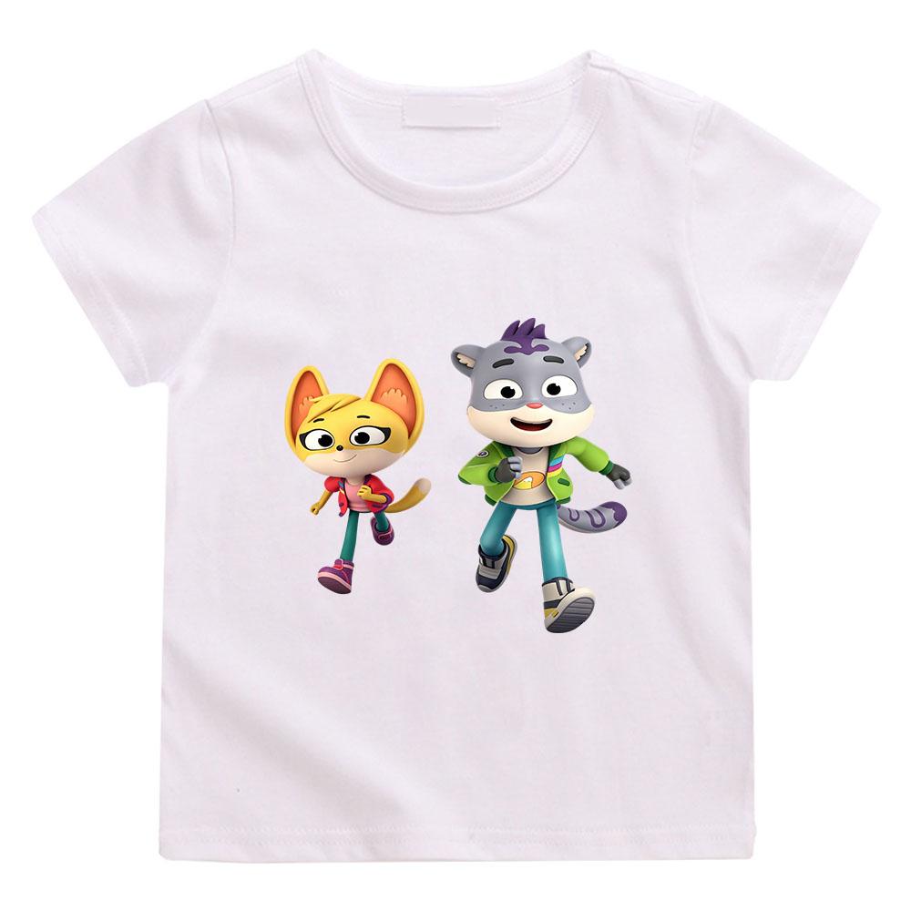 2026 NUOVA La Creature Cases T-shirt per Bambini 100% Cotone Stampa Cartoni Animati 2-12 Anni Unisex Streetwear Manica Corta Casual Girocollo T-shirt