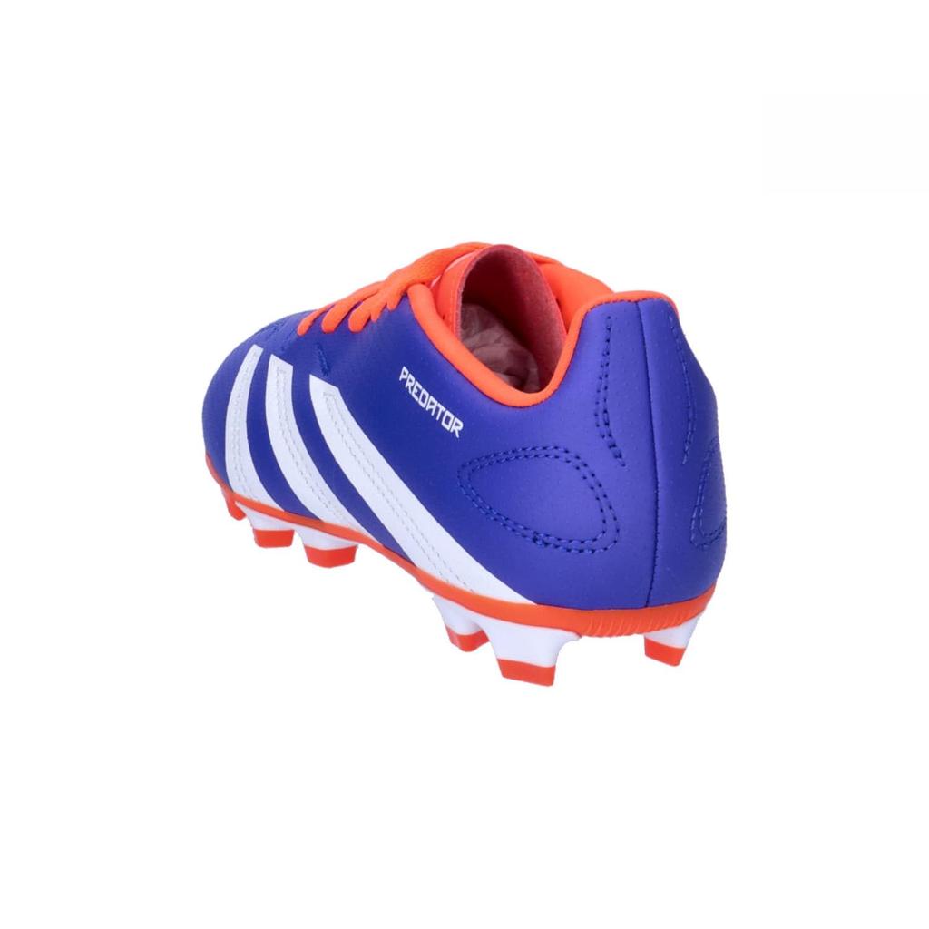 Soccer Cleats Junior Kids Predator Club FxG Boys Girls NKE64 Lucid Red Cm [Adidas] 17-24.5cm Blue/Footwear White/Solar (IF6424) 23.0