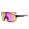 Nuovi Occhiali da Sole da Ciclismo Montatura Grande UV400 Lenti Protezione UV Sport all'Aperto Antivento Anti-Ultravioletti Escursionismo Arrampicata Occhiali