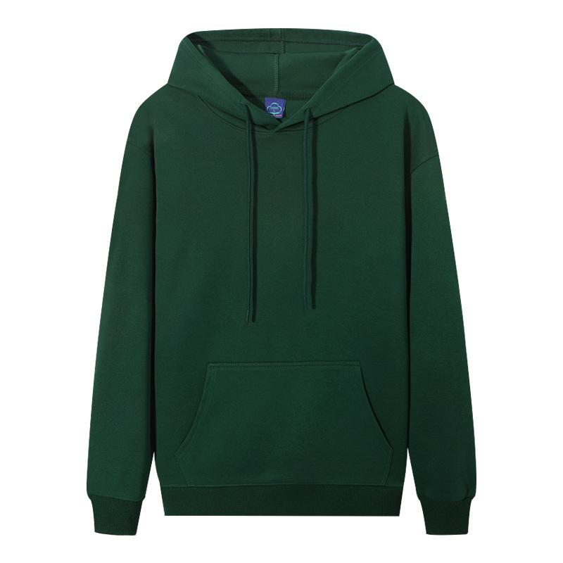 Felpa con cappuccio unisex in velluto e cotone 2025 Europe Cross TK Plus - Versatile per l'autunno, Stampa con lettere grandi