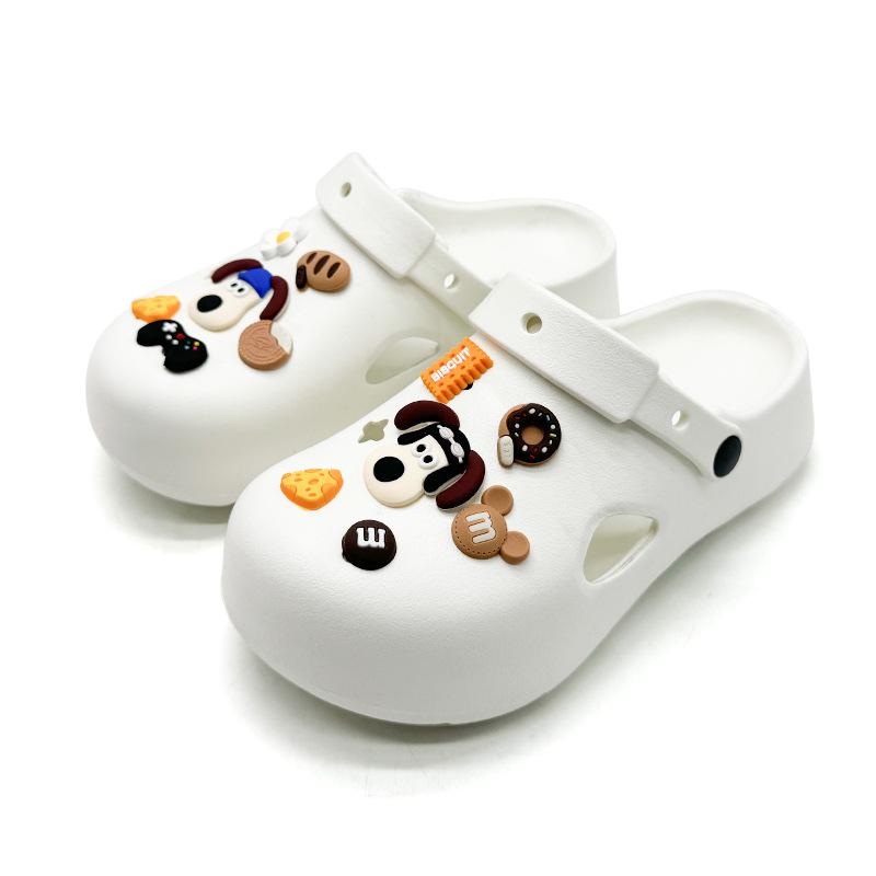 Fashion Women Summer Platform Slippers Indoor Home Floor Shoes Cute DIY Dog Fashion Clogs Girls Beach Slides Slip-on Street Sandals