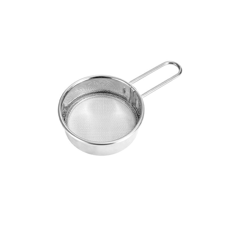 Mini Flour Sieve Stainless Steel Handheld Fine Mesh Flour Sifter Sugar Cocoa Matcha Powder Flour Colander for Kitchen Baking