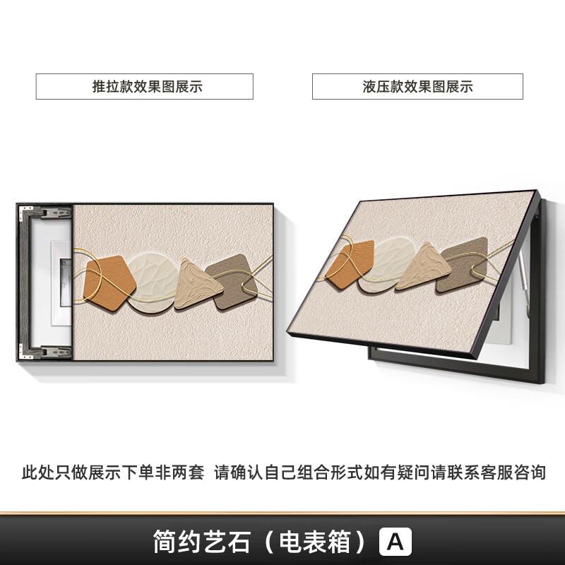 

Сучасна абстрактна геометрична обкладинка коробки електричного лічильника