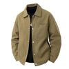 2025 Fall/Winter New Jackets for Young Men Cold-proof Fashion Jackets Stand Collar Tops Men's Warm Workwear with Plush