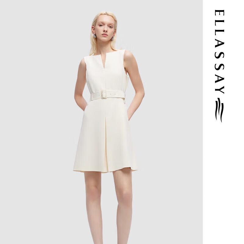 

ELLASSAY Sleeveless French A-line Dress EWD351Y14100 M