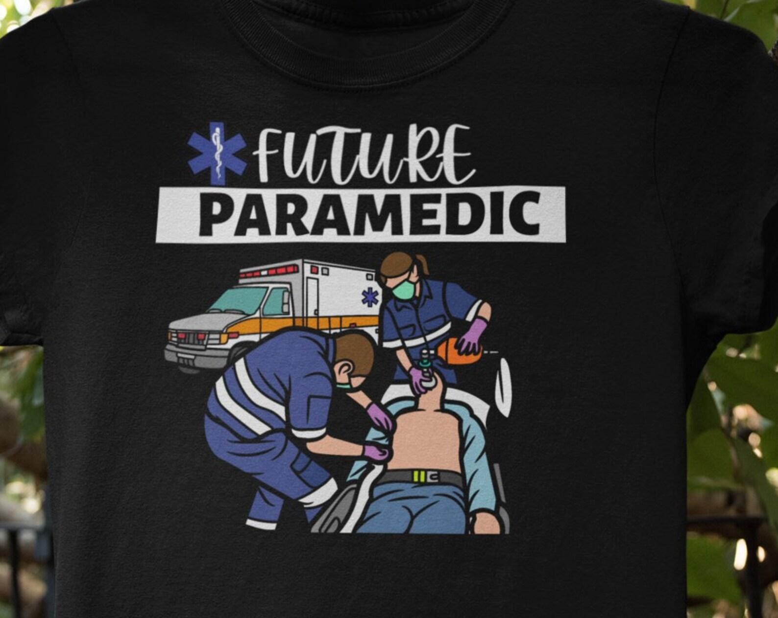 Future Paramedic Shirt, EMT T shirt, Medic Shirt, Paramedic in Training T shirt, First Responder EMT T shirt 3XL
