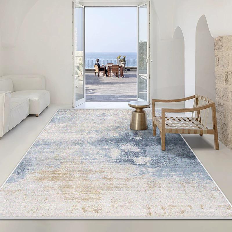 Minimalism Decoration Living Room Carpet Ink Wash Style Large Area Non-slip Rugs Modern Bedroom Lounge Sofa Easy Clean Floor Mat