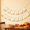Thanksgiving Main Picture Party Flag Pulling Maple Leaf Turkey Holiday Decoration Flag Pulling Party Decoration Banner