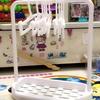 Small Clothes Hanger Organizers for 15cm 20cm Dolls With 10 Plastic Hangers Sturdy Dollhouse Furniture Toy Accessory