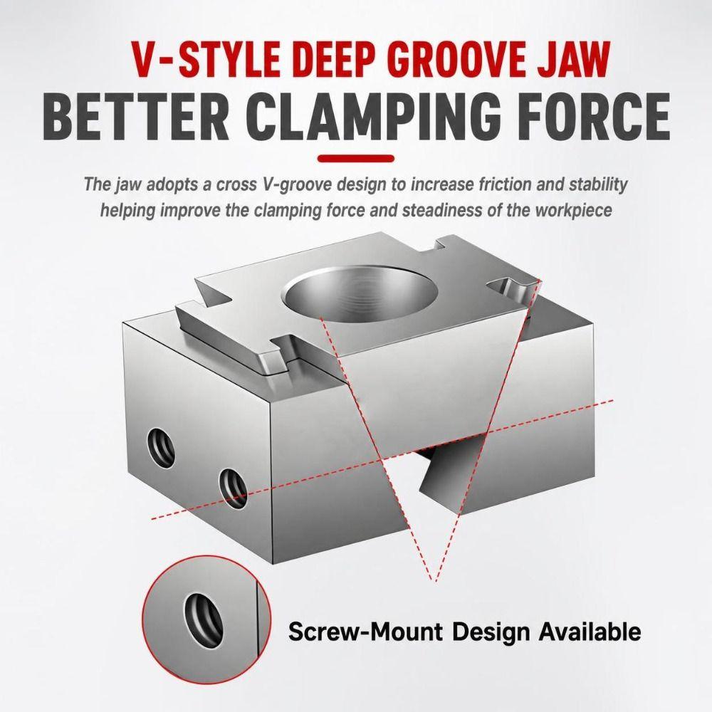 Manual CNC Expansion Clamp Mold Steel Workholding Clamp Workholding Applications