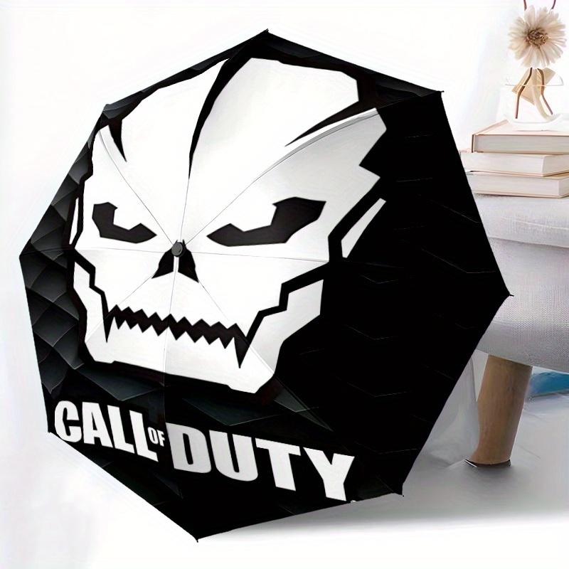 1pc Call of Duty Windproof Automatic Umbrella, Lightweight for Women/Men, Perfect Christmas Gift A0811208