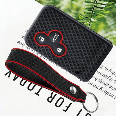 3 przyciski Samochód Nowe Silikonowe Etui na Kluczyk Zdalny Pokrowiec Fob dla Renault Megane II Grand Scenic 2006 2007 2008 Smart Keyless Akcesoria