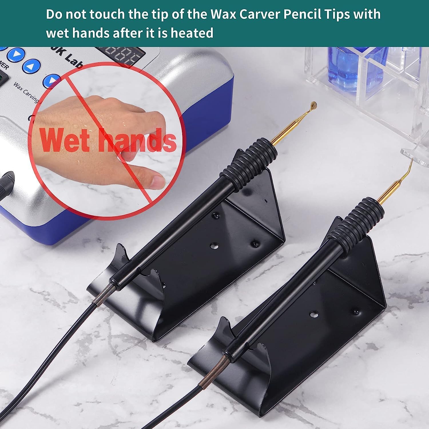 

Восковой карандаш для карвинга 2 шт. - Сменные восковые ручки для карвинга для лабораторного электрического воскового карвера, машины для карвинга и воскования