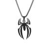 Horror Spider-Man Necklace: European & American Style, Stainless Steel Jewelry
