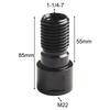 Construction Projects 85MM 3.35 In Drill Converter Electric Drill M22 To 1-1 4-7 Intuitive Design Chromium Construction