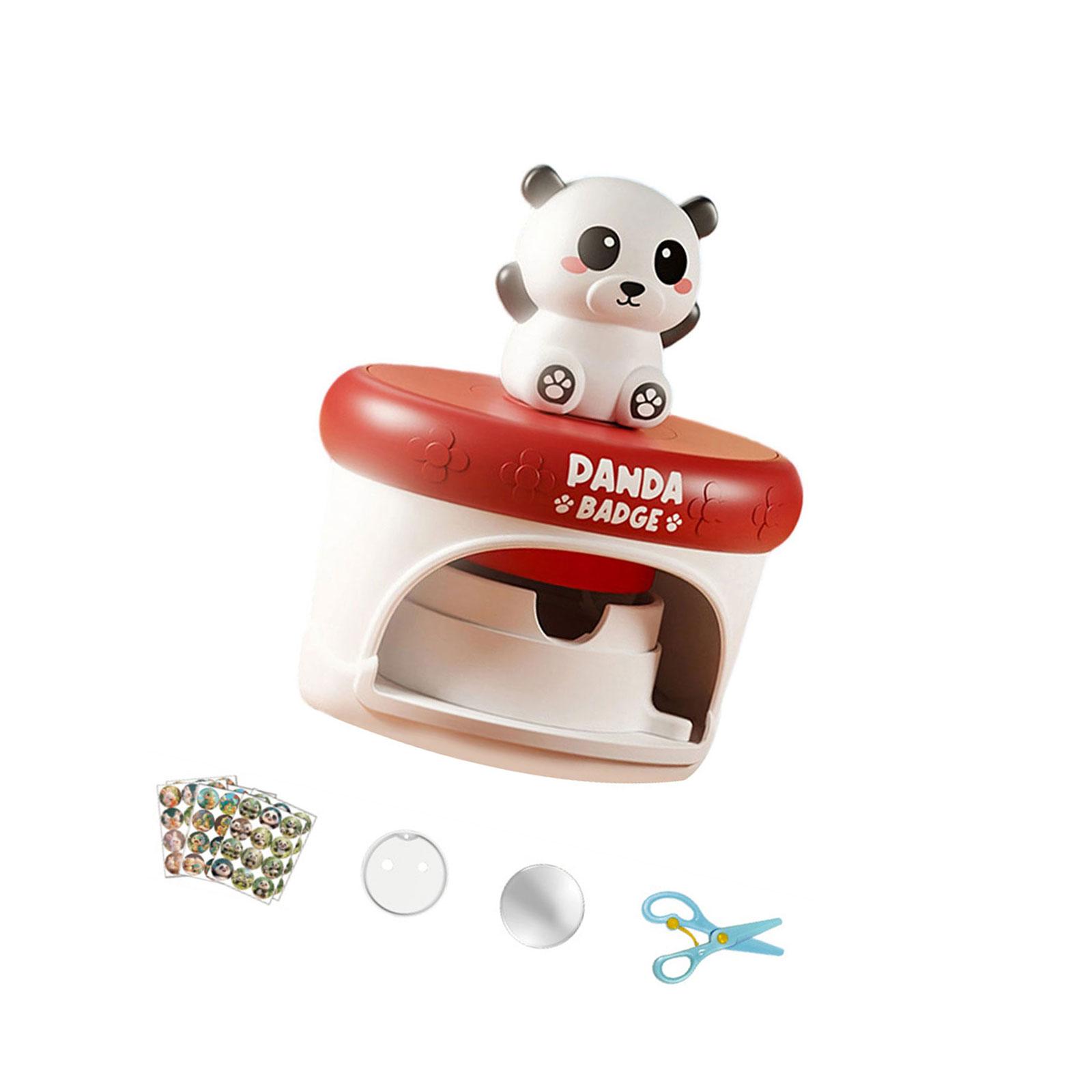 

Машина для виготовлення значків ручної роботи, іграшка для дітей, набори для творчості, мистецтва та рукоділля з пластиковими шаблонами-кришками 1