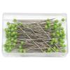 100-Piece Set: 38mm Glass Head Pins in 10 Colors for Sewing and Quilting