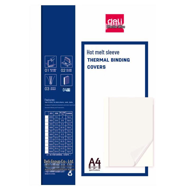 

Deli A4 Hot Melt Binding Cover CN plug (adapter included)