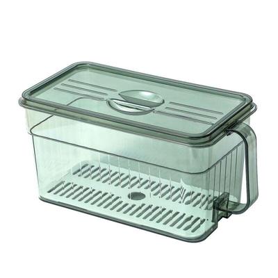 ZISIZ Kühlschrank Abtropfschale Aufbewahrungsbox, 2er-Pack