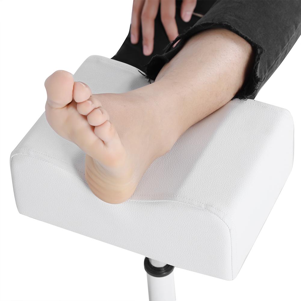Height Adjustable Cosmetic Chair Home Shop Comfortable Seat Cushion Stool White