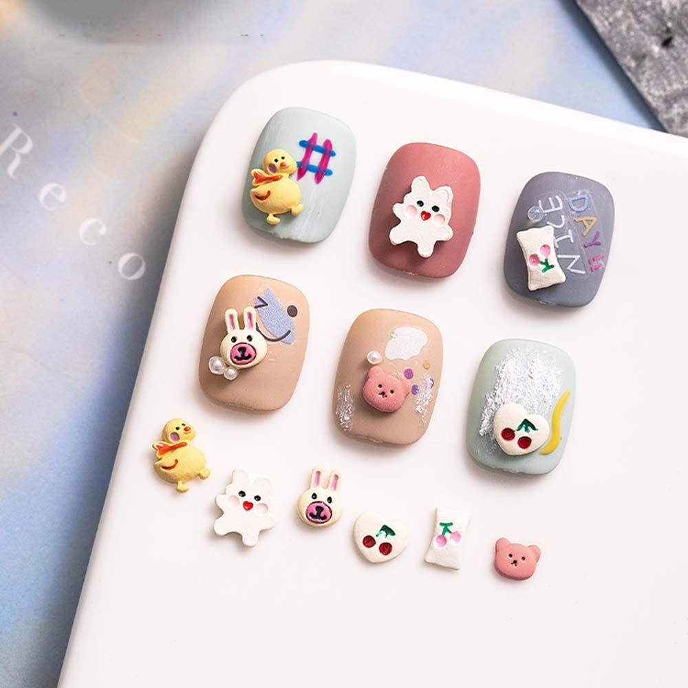 

Little Yellow Duck DIY Nail Art Accessories Animal Series Nail Decoration Nail Art Jewelry Manicure