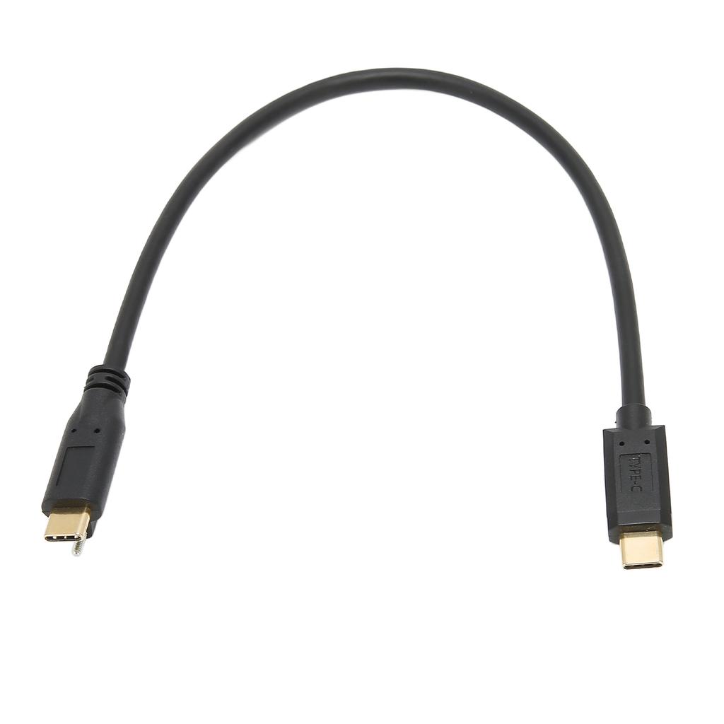 USB 3.1 Cable C to C Male to Femal with Fixing NutApprox 11.8in Long USB C to USB C Cable for Phone Laptop ChargerUSB C