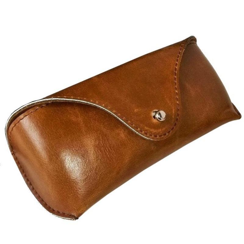 Sunglasses Glasses Case For Women Portable Crazy Horse Pu Glasses Packing Box For Men Creative Large Glasses Bag