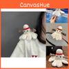 Badminton Unique Creative Plush Keychain Soft Doll Adorable Accessory Bag