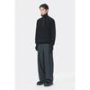 Customellow Black Turtle Neck Half Zip Sweater Black Cwwaw25903bkx