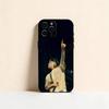 J-Junior H Phone Case For iPhone 17,16,15,14,13,12,11 Plus,Pro Max,XS,Soft Silicone Black Cover