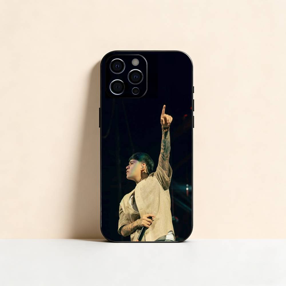 J-Junior H Phone Case For iPhone 17,16,15,14,13,12,11 Plus,Pro Max,XS,Soft Silicone Black Cover