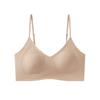 Liquid Foundation Seamless Underwear Women's Big Breasts Show Small Breasts Gather Rabbit Ear Cup Thin Soft Support Breathable Back Bra Cover