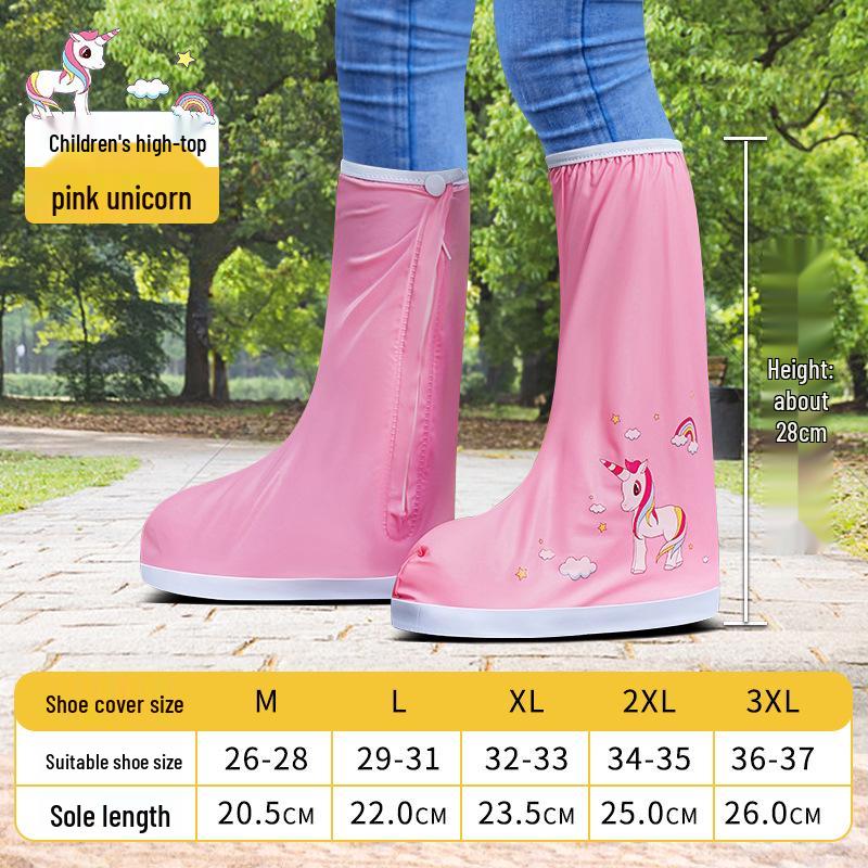 Positive Rain Waterproof Shoe Covers for All - Non-Slip, Thickened, Wear-Resistant, Dirt-Proof, Wash-Free Rain Boots for Everyone