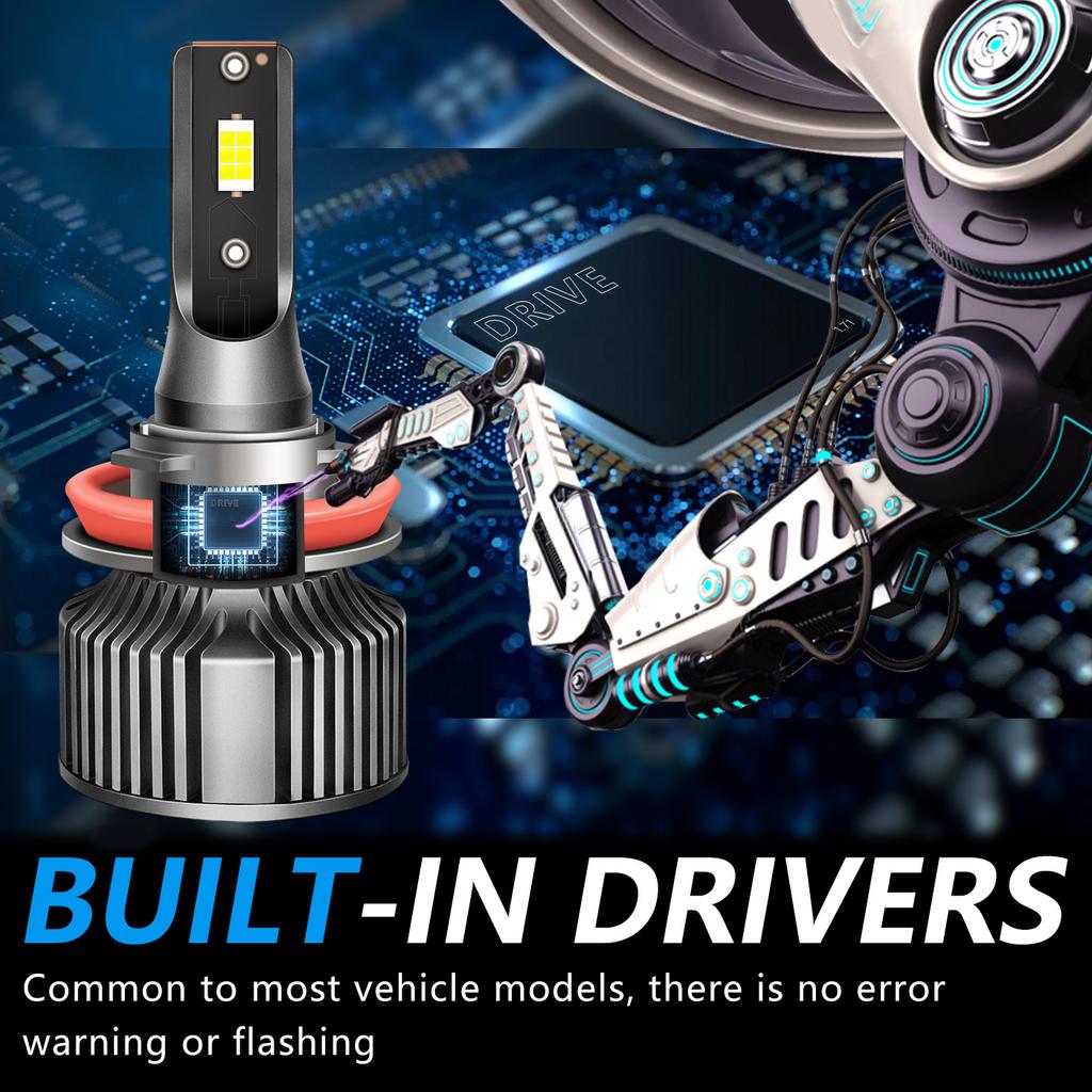 Car LED Headlight H1H7 Low Beam H4H13 Fog Light 880 Bulb CSP3570 Car Light H11H9
