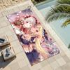 Anime S-Shiranui Flare Girl Towel Shower Sauna Travel Spa Quick Dry Gym Accessories Soft Large Beach Towels