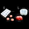 Double Size Silicone Bottom Shape Molds Ideal For Homemade Custards Gelatin Dessert And Cake Decorations